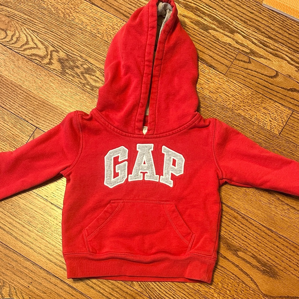 GAP Toddler Red Hoodie- Size 3T